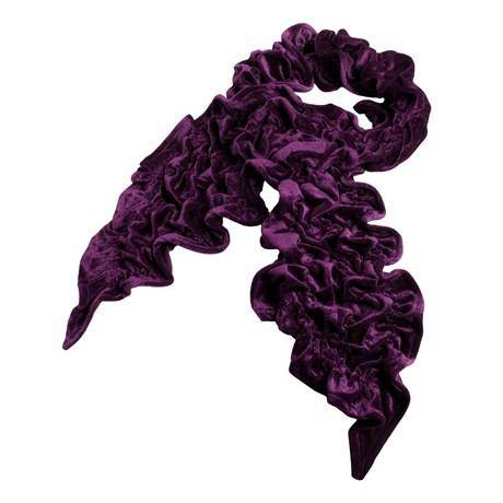 Velvet Woven Scarf-Purple - Scarf - La Fiorentina AHW-1065-PURPLE