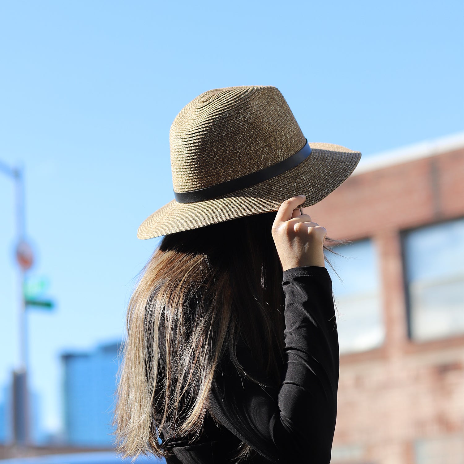 Straw Hat-Brown - Straw Hat - La Fiorentina HAT-1502