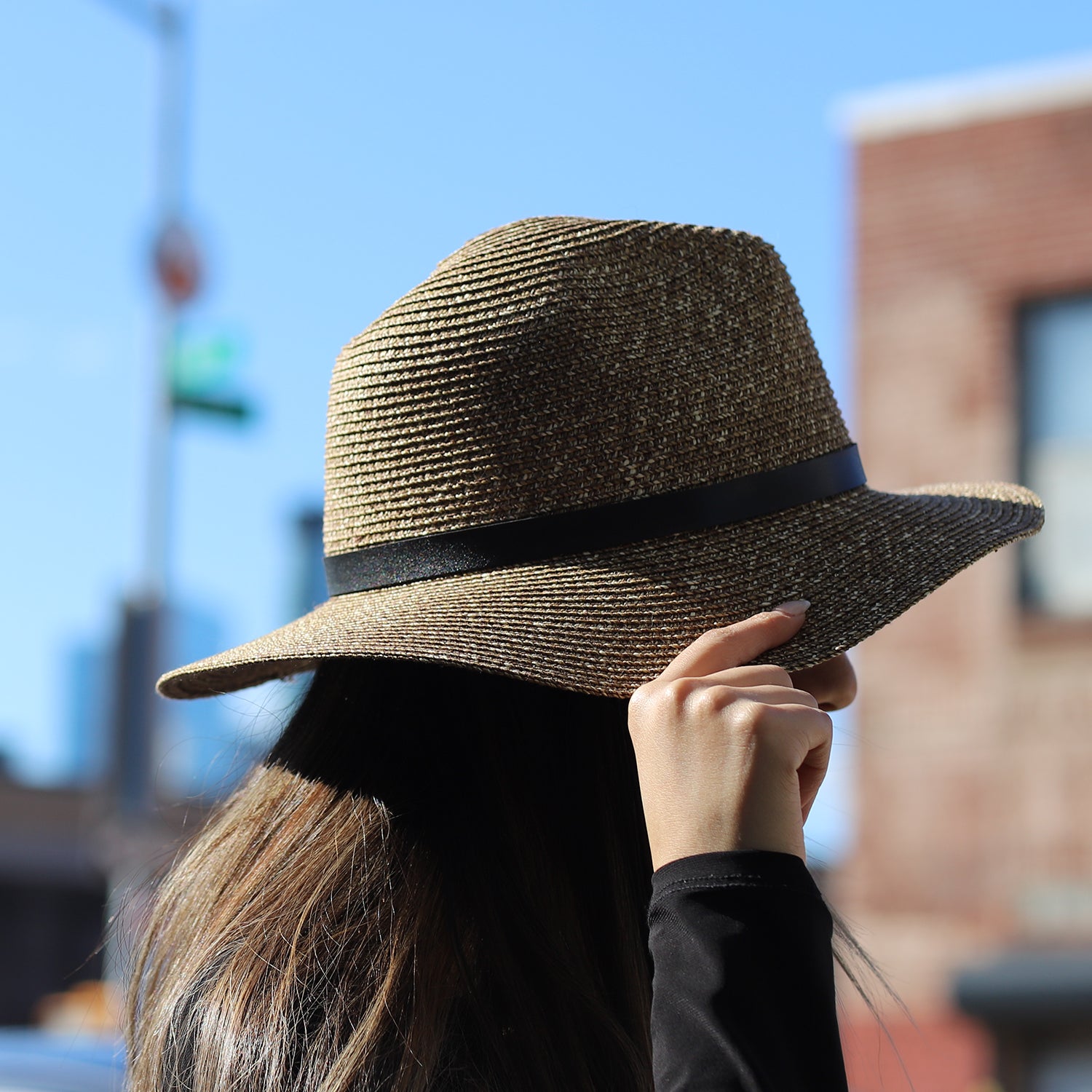 Straw Hat-Brown - Straw Hat - La Fiorentina HAT-1502