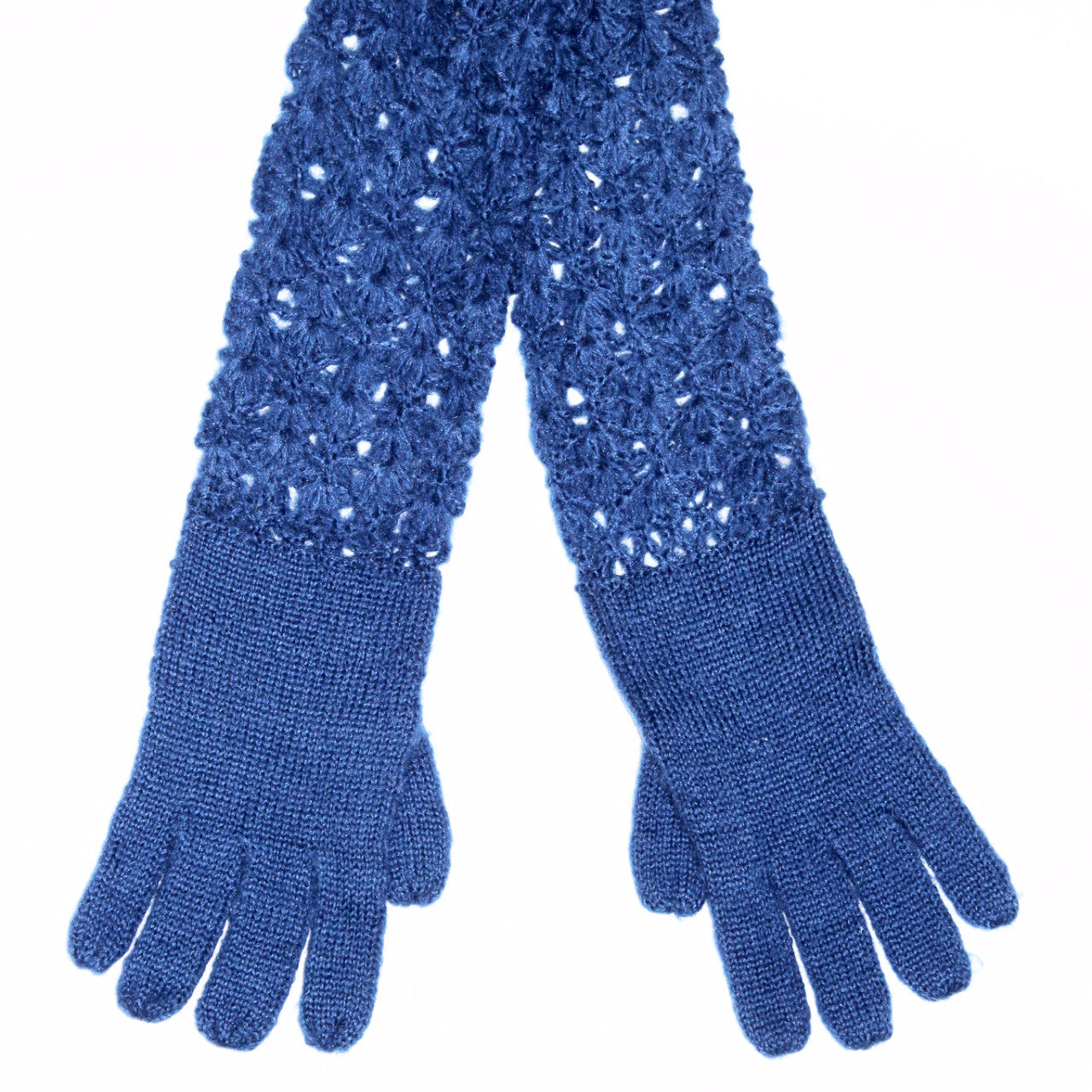 Open Knit Crochet Set - Royal Blue - Set - La Fiorentina A8041
