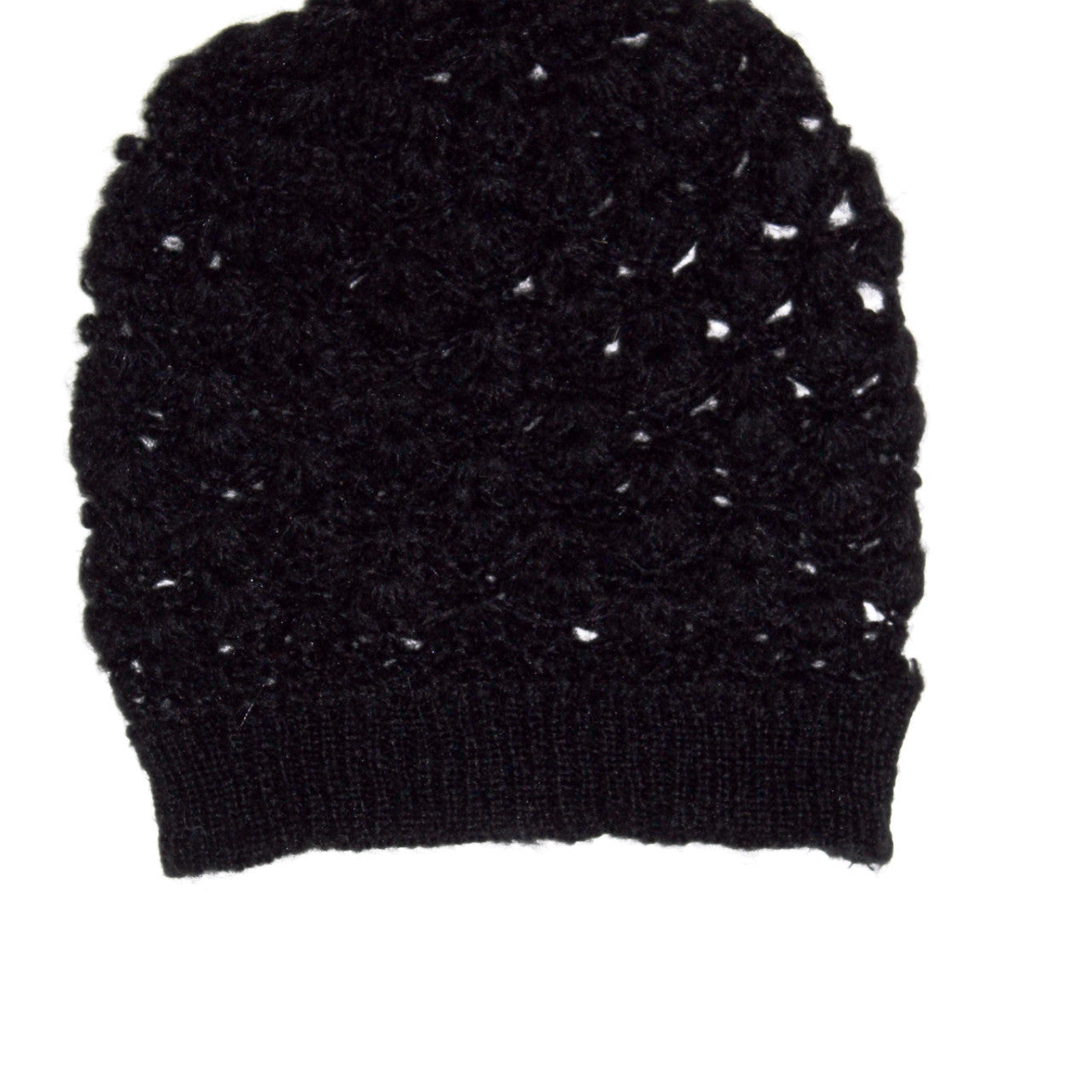 Open Knit Crochet Set - Black - Set - La Fiorentina A8041