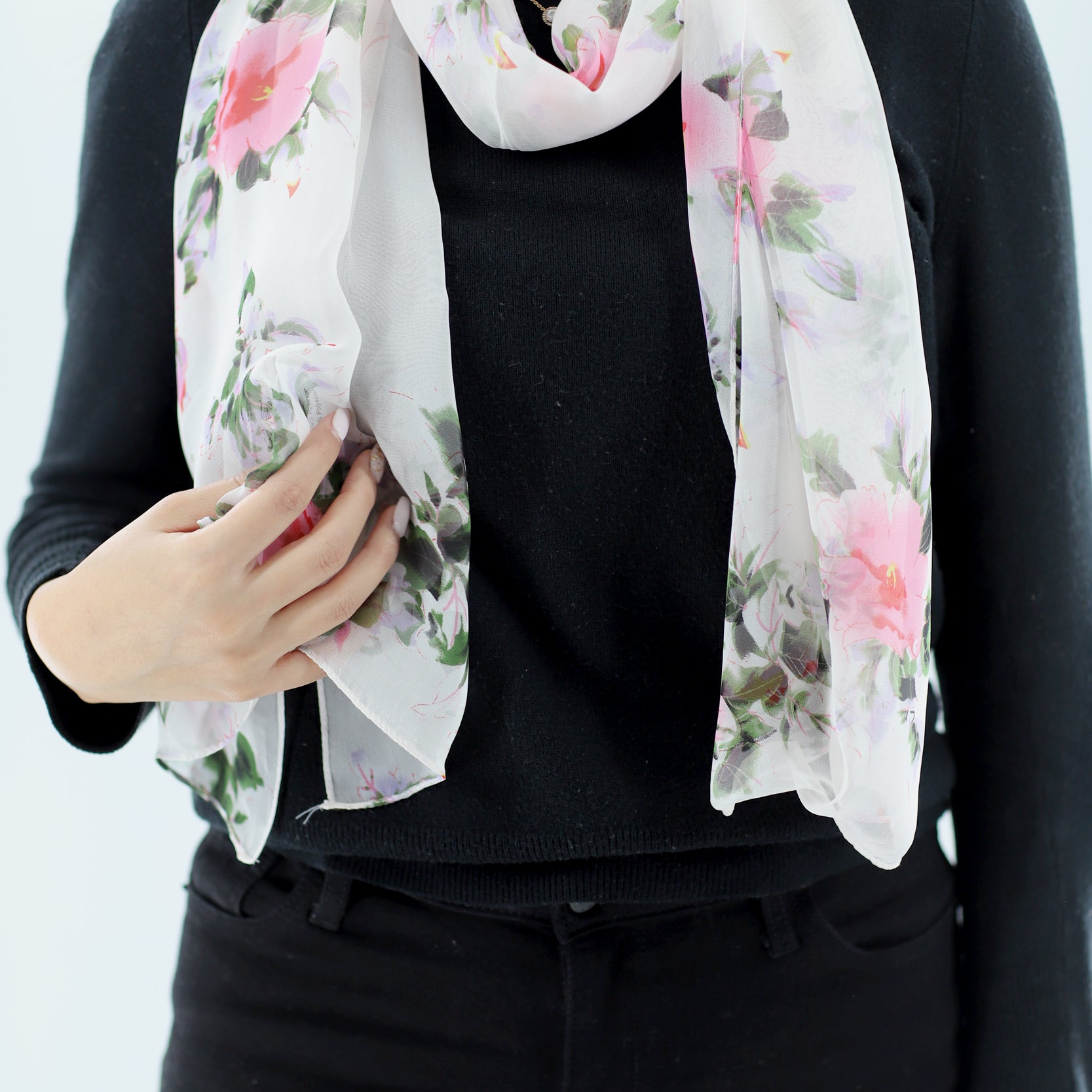 Floral Print Scarf -  - La Fiorentina PS2204