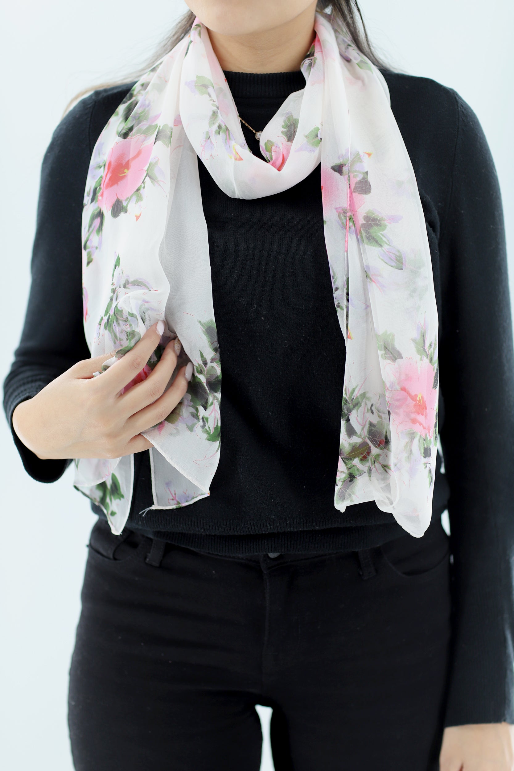Floral Print Scarf -  - La Fiorentina PS2204