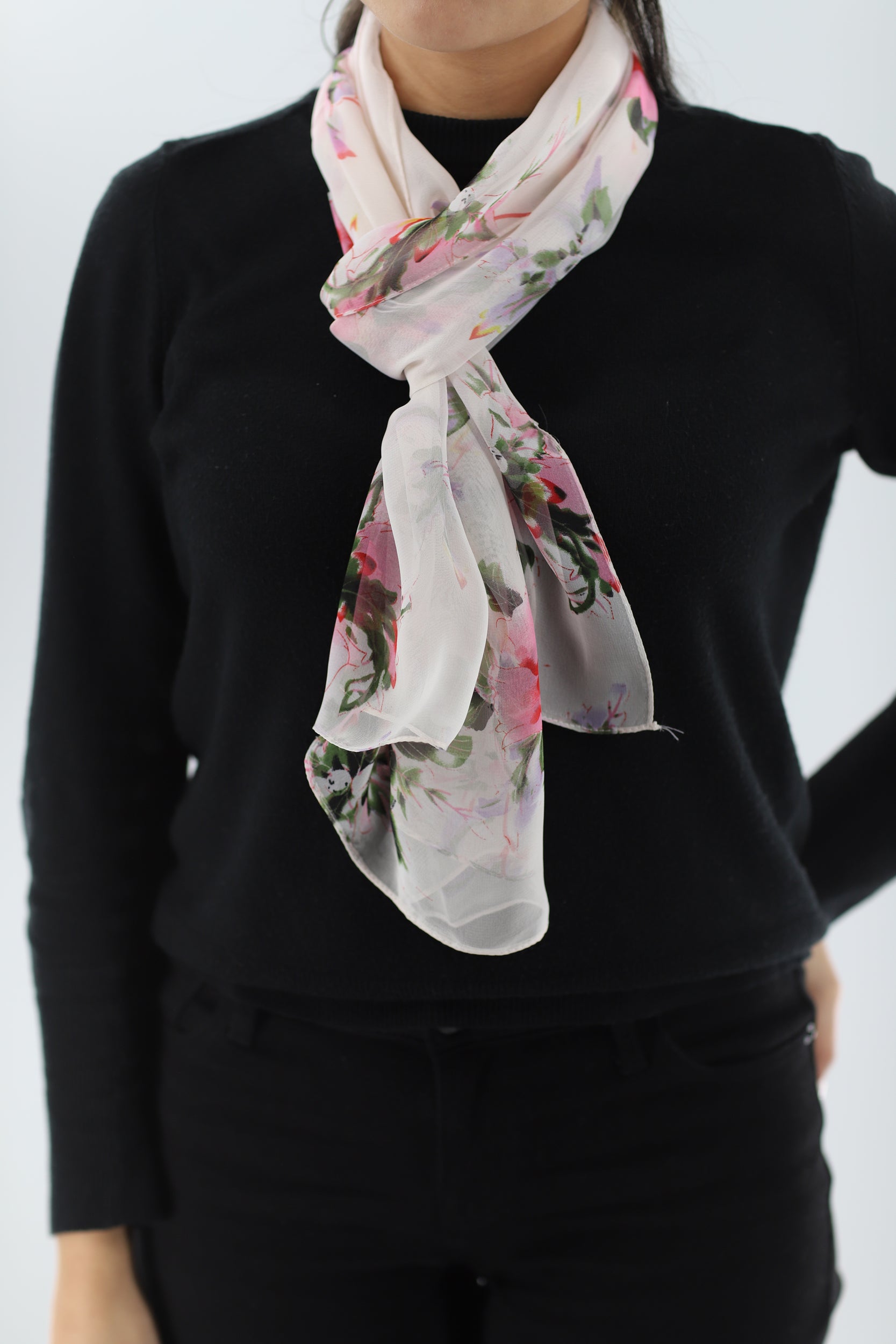 Floral Print Scarf -  - La Fiorentina PS2204