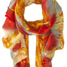 Abstract Print Scarf - Lavender Combo - Scarf - La Fiorentina 81871/MA