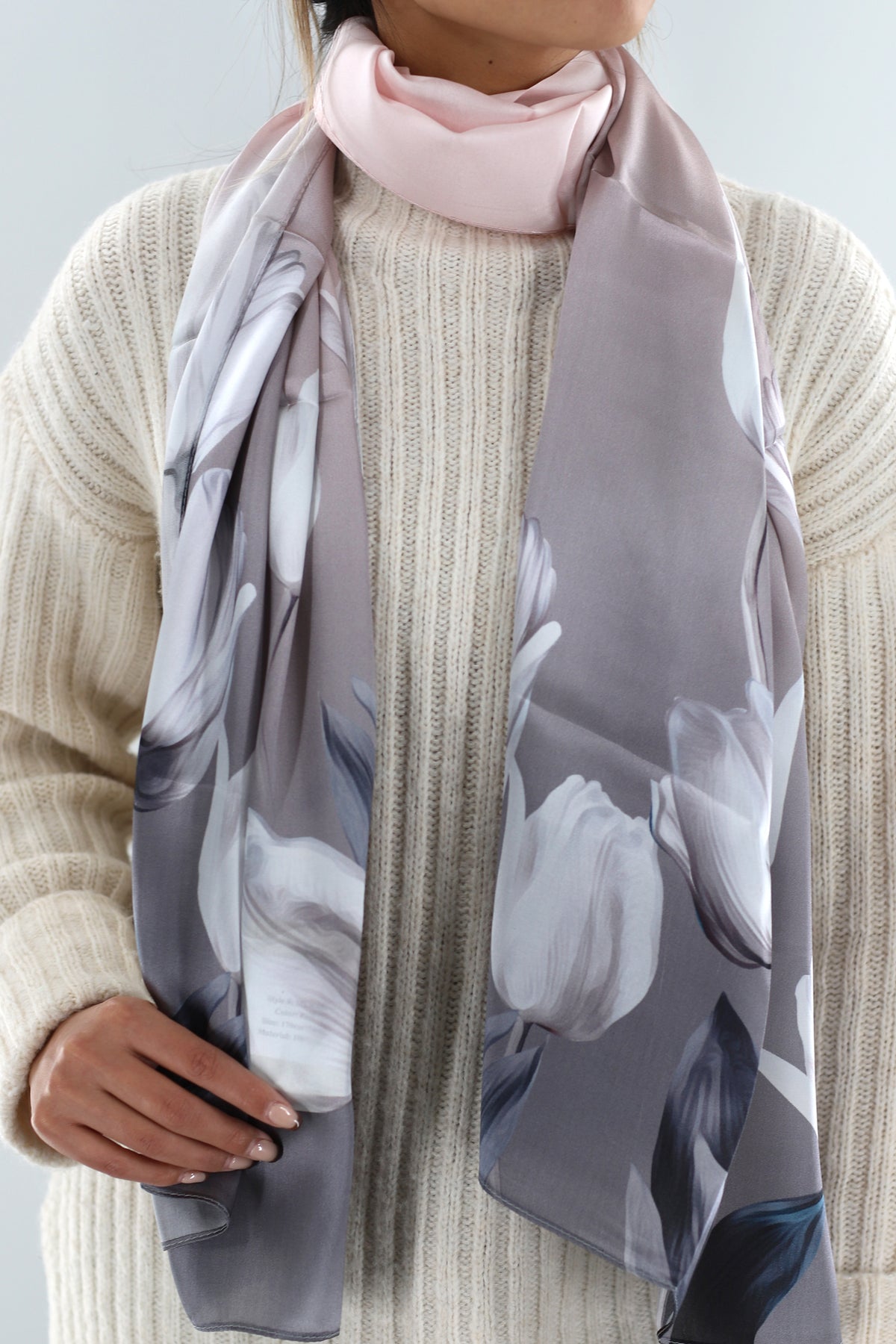 botanical print scarves & wraps