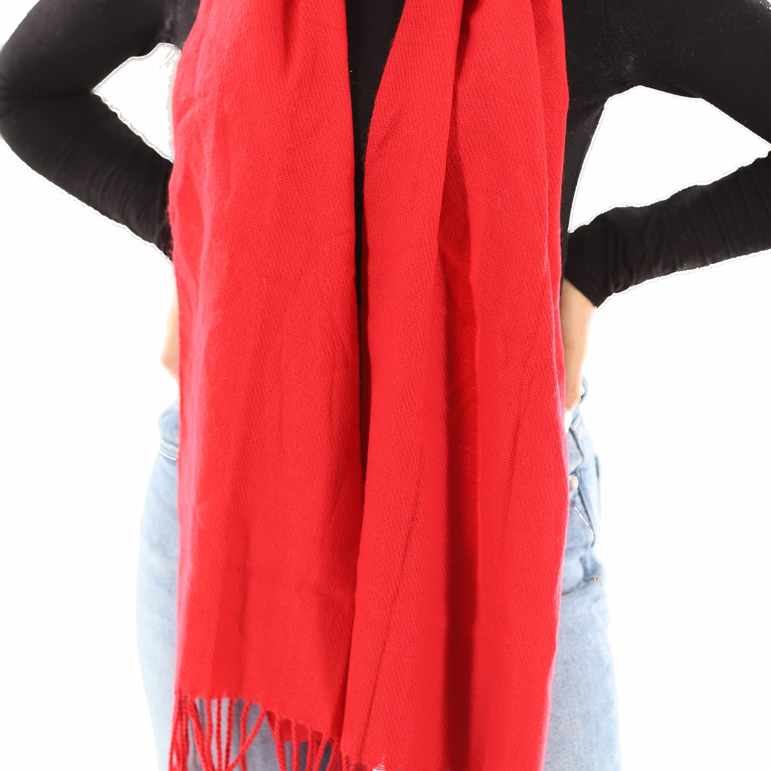 Lightweight Acrylic Scarf - Wine - Scarf - La Fiorentina SUPER-900