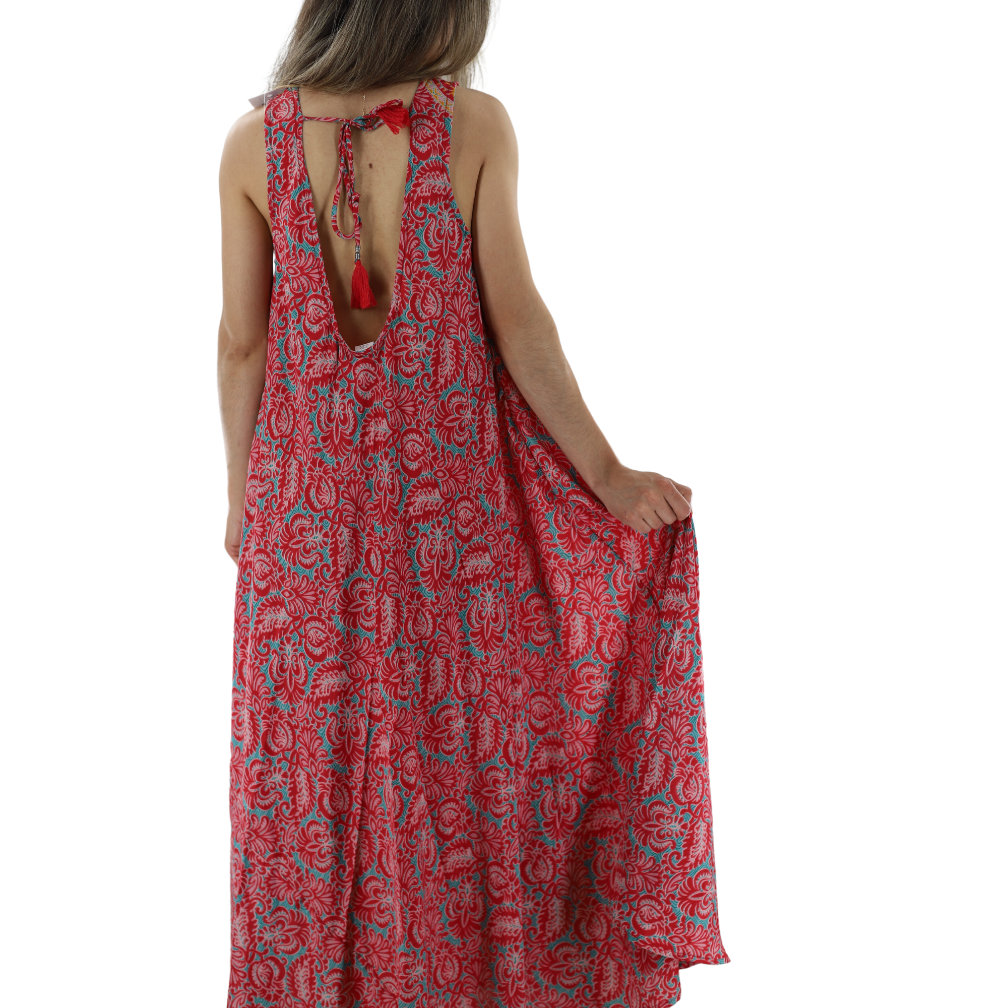 Flowy 'Vivia' Floral Maxi Dress - Dresses - La Fiorentina PW-35-VIVIA-M