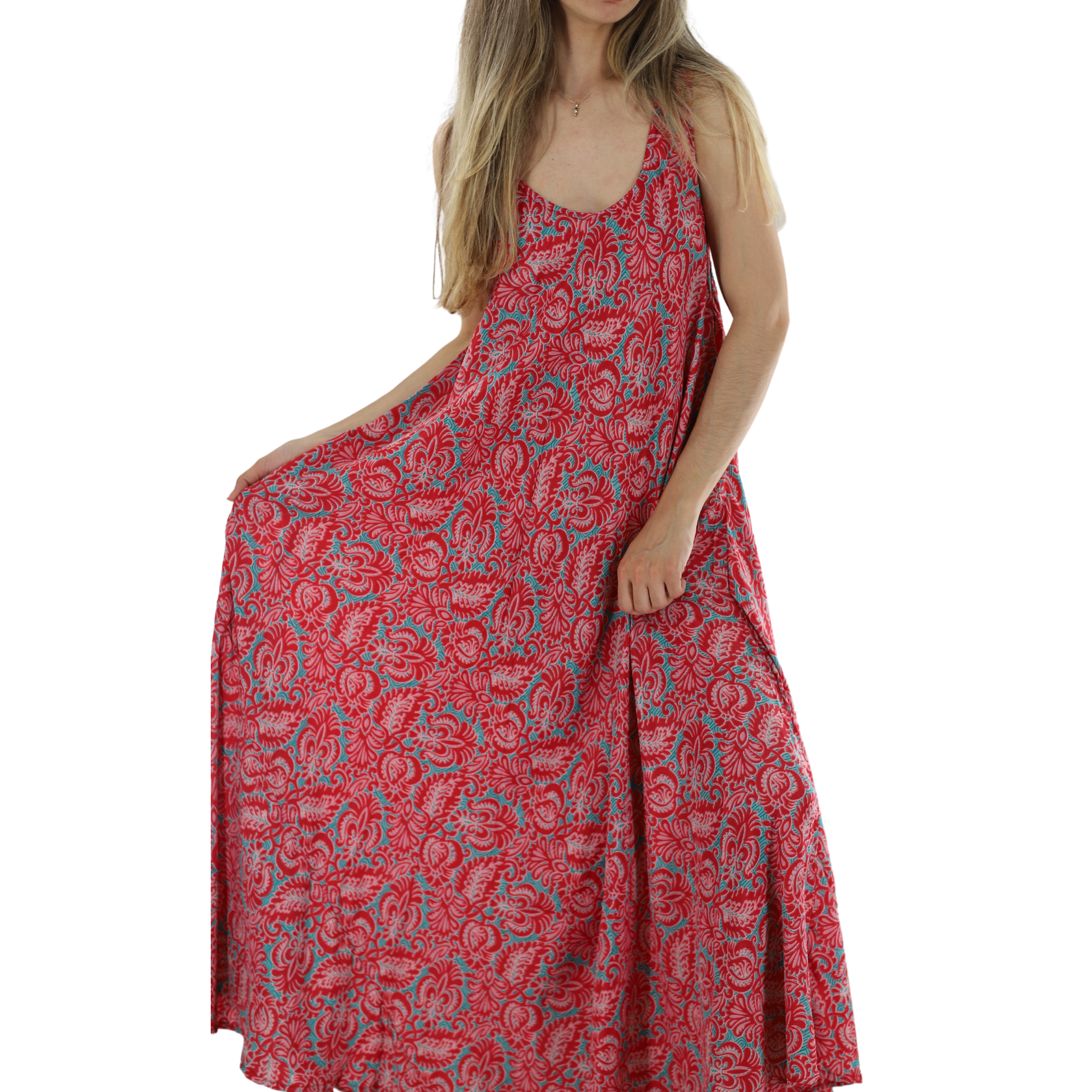 Flowy 'Vivia' Floral Maxi Dress - Dresses - La Fiorentina PW-35-VIVIA-XS